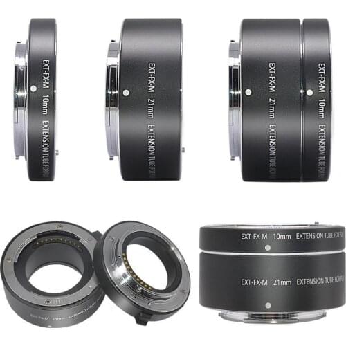 Professional Macro Auto Focus Extension Tube Adapter Ring X Mount for Fuji X-T20 XT2 X-T10 XT4 XT100 XT30 X-PRO 2 3 X-A1 XT1 X-T
