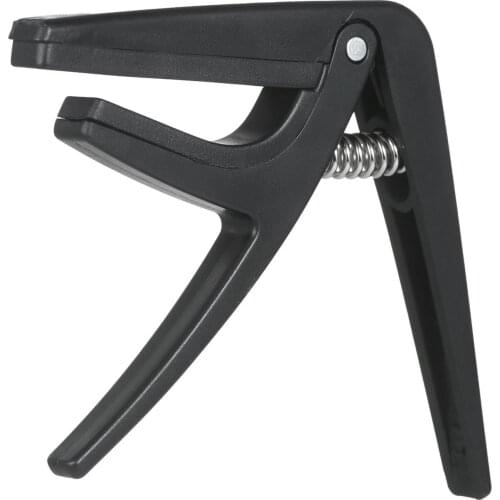 Professional Single-handed Quick Change Ukelele Capo Plastic Steel Black guitar capo guitar accessories guitar parts