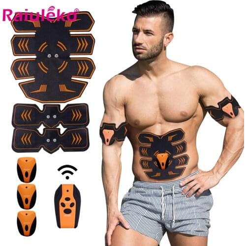 6 Mode Smart EMS Trainer ABS Electric Muscle Stimulator Abdominal Arm Trainer Fitness Buttocks Shaper Weight Loss Massager