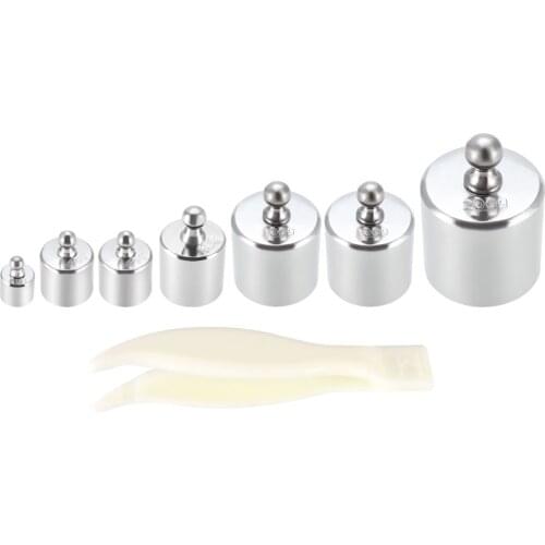 Uxcell 1Set Gram Calibration Weight 10g 20g 50g 100g 200g M2 for Digital Scales Digital Pocket Scale and Jewelry Carat Scale