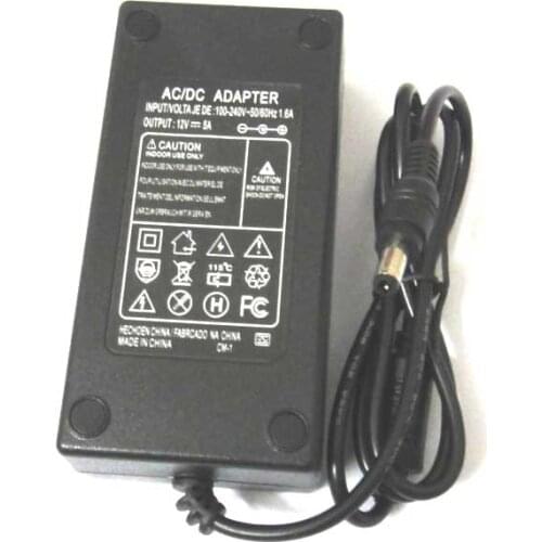 X2pcs 5 Ports AC/DC 1 to 5 DC POWER SUPPLY BOX 12V 5A ADAPTER for CCTV CAMERAS US plug