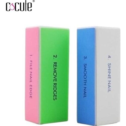 1PC Professional Import Four-sided Nail Art Shiner Buffer Nail Polishing Tool DIY Tools