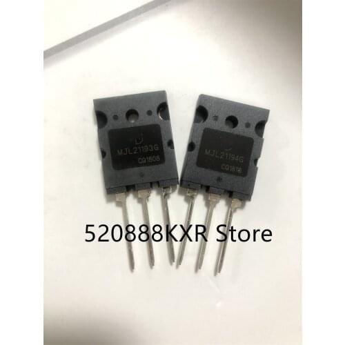 10pcs MJL21193 + 10pcs MJL21194 TO-3PL MJL21193G MJL21194G TO3P 20pcs