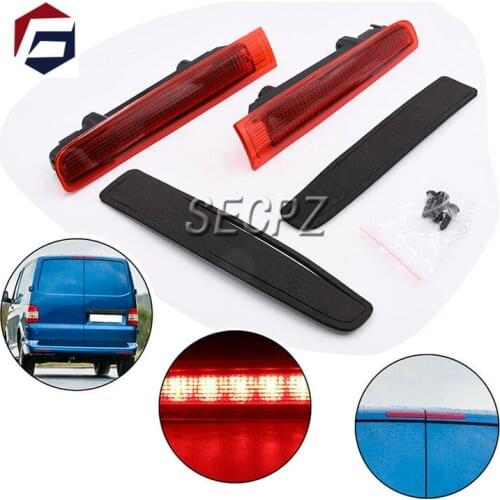 7E0945097E 2x Brake Light Left & Right Barn Door High Level Third Brake Lamp Rear Lights For VW Transporter T5 T6 2003 - 2016