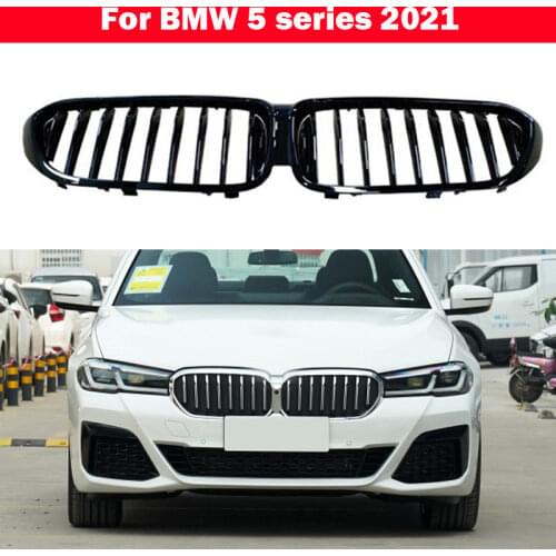 Auto Styling Middle Grille For BMW 5 series G30/G38 2021 ABS plastic front bumper grill Auto Center Grille vertical bar