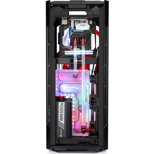 BYKSKI Distro plate for Phanteks ES 217 XE Computer Case rectangle RGB tank water tank, RGV-PHA-217-P cooler