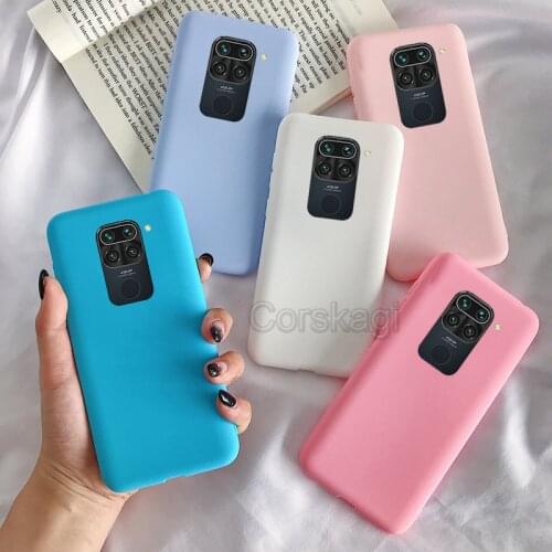 Liquid Silicone Case for Redmi 9 9A 9AT 9C NFC 8 8A 7A Ultra Thin Soft TPU Cover Redmi Note 9S 9 8 Pro Max 7 8T