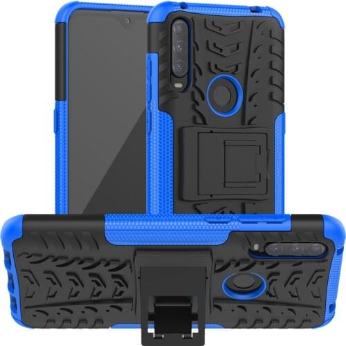 For Alcatel 3L 2020 Case Anti-knock Bumper Heavy Duty Armor Stand Cover Alcatel 3L 2020 Silicone Phone Case For Alcatel 3L 2020