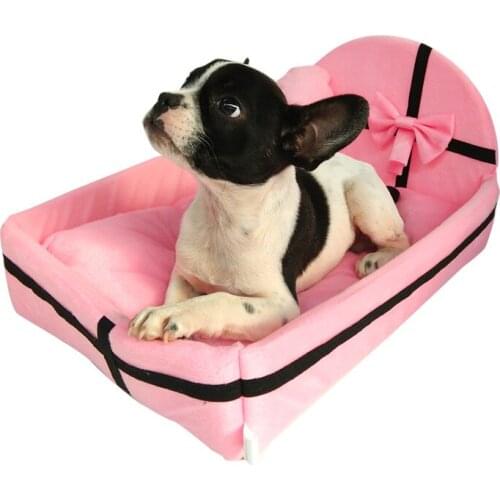 Pet Dog House Dog Bed Nest With Mat Cute Plush Cushion Winter Warm Small Medium Dogs Removable Mattress Cat Bed Dog Puppy Kennel