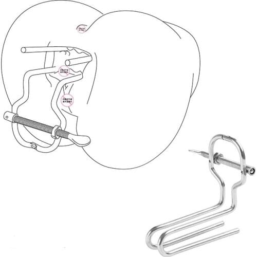 Stainless Steel Vaginal Anal Speculum Mirror Device Anus Pussy Dilator Anal Toys Anal Vagina Enema Expander Sex Products