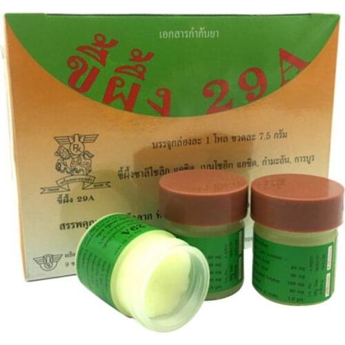 Thailand 29A Antipruritic Eczema Psoriasis Cream And Dermatitis Traditional Therapy Ointments Antibacterial Body Cream TSLM2