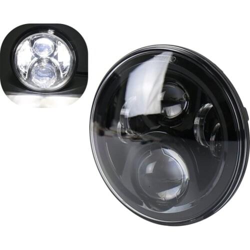 Marlaa 7 inch LED Headlight with DRL Halo for Road King Heritage Softail Switchback motorcycle Headlamp