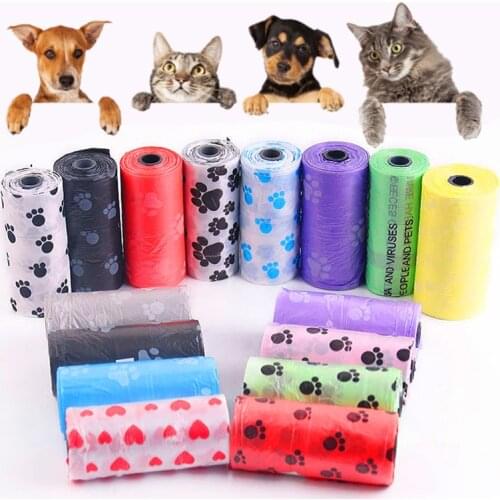 Dog Poop Bag for Dog Pets Waste Garbage Bags Carrier Biodegradable Clean-up BagWaste Pick Up Clean Bag for Dog Pet Products