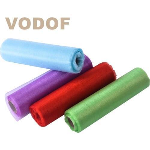 Soft Sheer Organza DIY Organza Roll Spool Tutu DIY Wedding Gift Bow Birthday party Festival Supplies 20CM X 20M