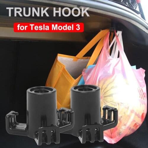 IN STOCK Trunk Hook For Tesla Model 3 Practical Durable Car Bolt Cover Mounting Holder Rear Trunk Hooks Model3 Car Accessories