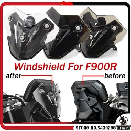New Windscreen Windshield Viser Baffle VIsor Wind Deflectors For BMW F900R F 900R F900 R Motorcycle Accessories