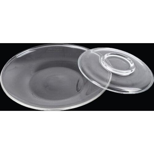New Kinds Heat Resistant Clear Glass Saucer for Tea Coffee Drink Cups Mug - Size S/L