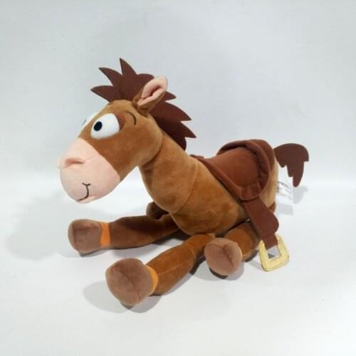 Original Disney Toy Story Woody Friend Red Hearts Horse Plush Toy Dolls 28cm Kawaii Kids Gift