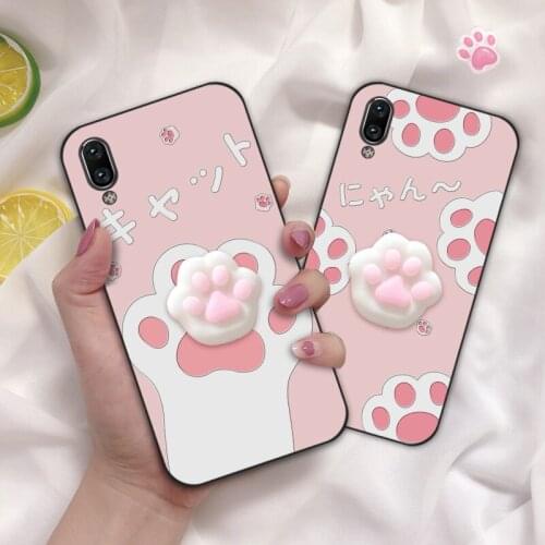 Pinched Squeeze Toy Cases For Vivo NEX 3 5G / Nex S Squishy Toy Back Cover Coque For Vivo V20 Pro S7E Y73S Z6