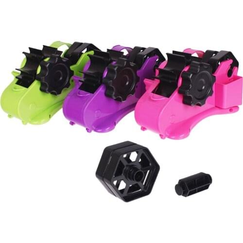 Semi-Auto Tape Dispenser With 35mm Fixed Length Tape Cutter Desktop Office Packing Home Tools M17F