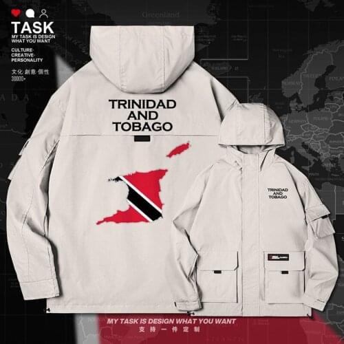 Trinidad and Tobago TTO men jacket hooded map nation flag clothing mens chaquetas hombre new streetwear coat autumn clothes