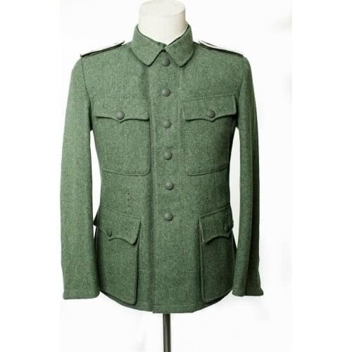 EMD WWII German M42 coastal field wool tunic 6 buckles WH