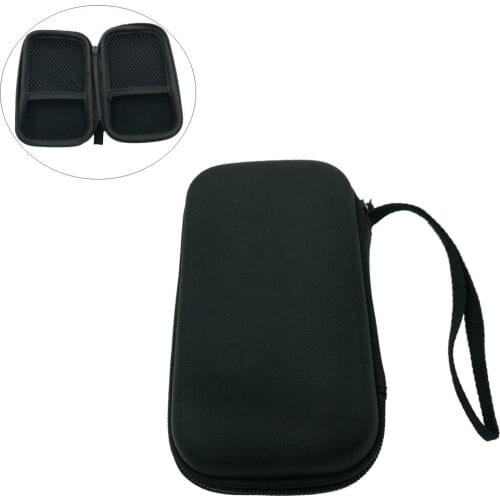 EVA Shockproof Digital Storage Bag USB Data Cable Earphone Power Bank Mobile HDD Storage Organizer Portable Travel Black Zip