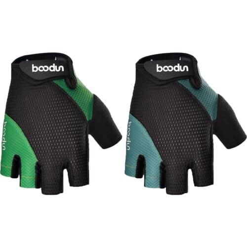 Adults Bicycle Gloves, Unisex Anti-Slip Half-Finger Gloves for Cycling Fishing Mountaineering 4 Colors