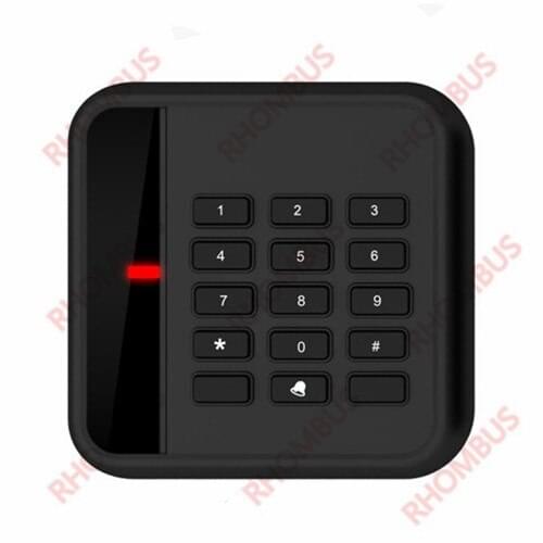 Weatherproof 13.56Mhz MF1 S50 keypad WG26 RFID Access Control Card READER