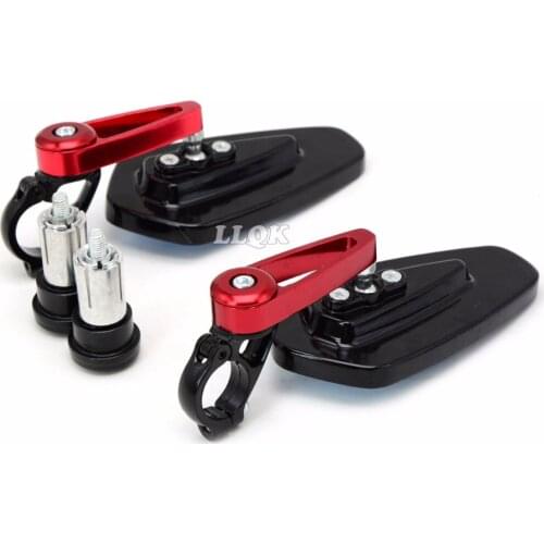 New most motorcycle 7/8"" 22mm handle bar Rearview Side Mirror Motocycle Bar End Mirror For Benelli BJ600GS Bajaj Pulsar 200