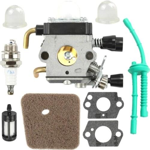 1 Set Kit Carburetor for STIHL FS38 FS55 FS45 FS46 KM55 FS85 Air Fuel filter Gasket Carb ZAMA C1Q-S66