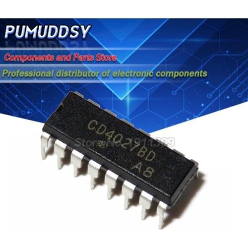 10PCS CD4027BE CD4027 4027BE 4027 DIP16 IC