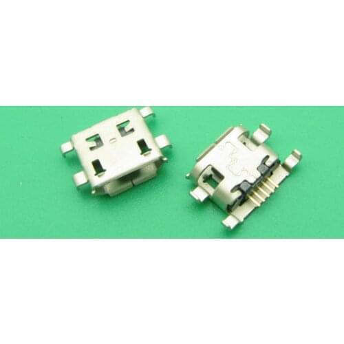 100pcs/lot For Alcatel 5020 OT5020 OT5020D 5020D Micro USB jack Charge Charging Connector Plug Dock Socket Port