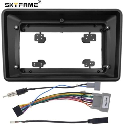 SKYFAME Car Frame Cable For HONDA AMAZE 2013-2017 Android Big Screen Dask Kit Fascia Frame