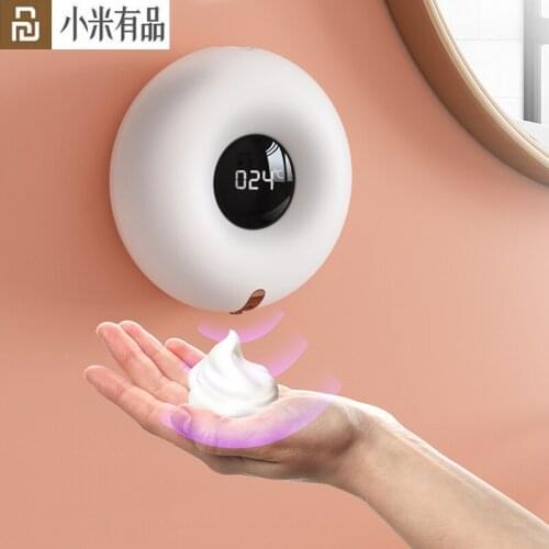 Youpin Xiaozhi Automatic Induction Foaming Hand Washer LED Display Sensor Foam Household Infrared Sensor Soap Dispenser for Home