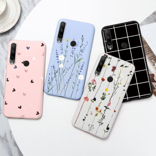 For Honor 9X Case Global Version Fashion Dragon Flower TPU Back Cover On For Huawei Honor 9X Premium STK-LX1 9 X Honor9X 6.59