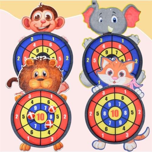 Children Cartoon Sticky Target Ball Sucker Dart Target Plastic Hanging Target Children Shooting Game Target Board #20