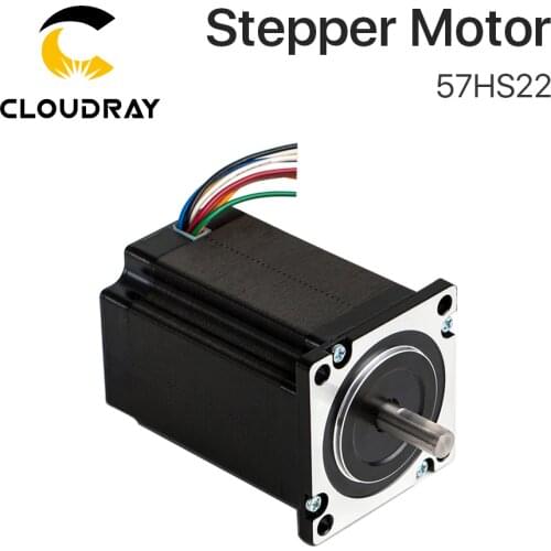 Leadshine 2 phase Stepper Motor 57HS22 NEMA23 5.6A Length 81mm Shaft 8mm