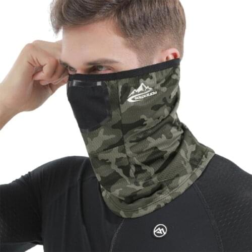 Breathable Sunscreen Ice Silk Hiking Scarf Outdoor Neck Bandana Fishing Sweat Balaclava Headgear Sun Accessories Wicking Cy D2P5