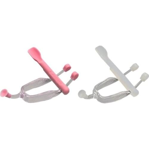 Eye Care Contact Lenses Inserter Remover Silicone Soft Tip Tweezer Stick Case Set Wearing Tools JUN12