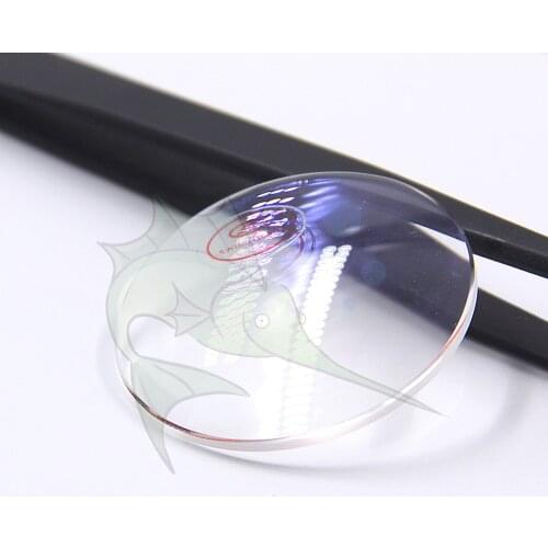 Blue light Coated 1.5mm 37mm~40.5mm Single Demo Curved Watch Glass edge-thickness Concave Watch Glass Part for Watchmaker