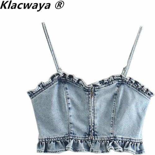 Женские укороченные топы Klacwaya China At AliExpress