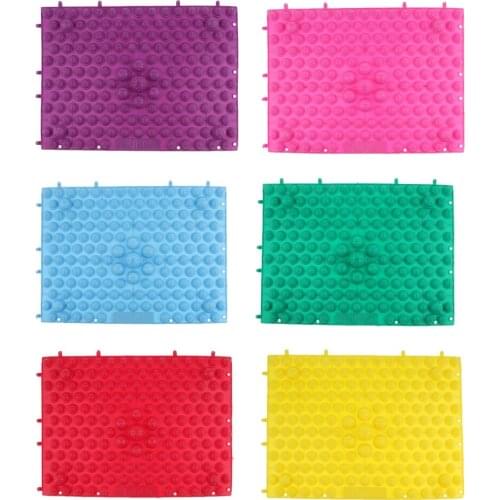 Anti-Slip Walking Massage Yoga Mat Spiky Pad Relieve Stress Pain Acupressure Cushion Pad Foot Massage Reflexology Mat