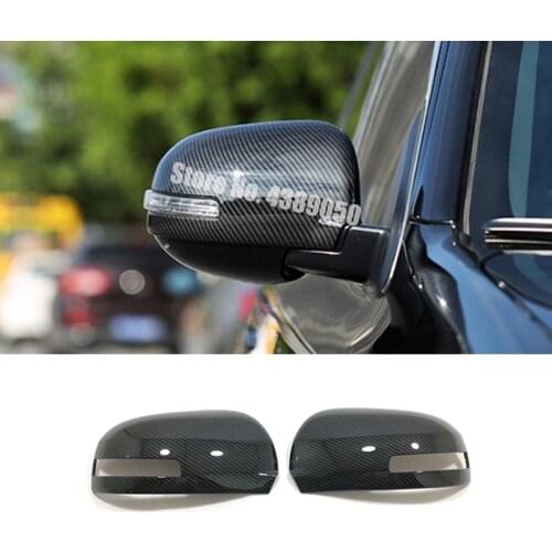 For Mitsubishi Outlander 2013 2014 2015 2016 2017 2018 Mirror cover side mirror cover special modified trim ABS Carbon fibre