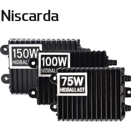 Niscarda 75W 100W 150W HID Xenon Ballast H1 H3 H7 H8/H9/H11 9005/HB3 9006/HB4 Xenon Ballast Kit