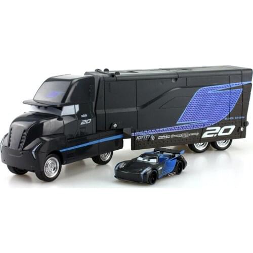 Disney Pixar Cars 3 Jackson Storm & Mack Truck 1:55 Diecast Metal Alloy And Plastic Modle Car Toys For Children Birthday Gifts