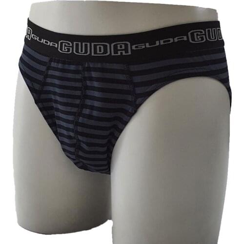 Mens Slip Black Anthracite Kln striped 334