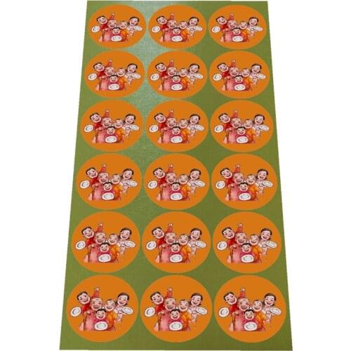 New style custom printed waterproof die cut logo vinyl sticker