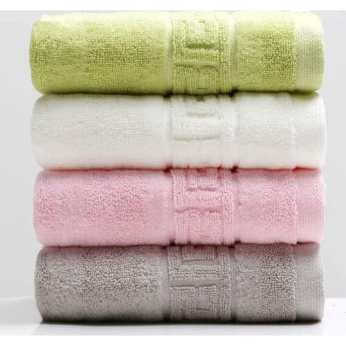 34x74cm 100% Cotton Solid Color Thicken Soft Absorbent Top Grade Washcloth Family Bathroom Hand Towel