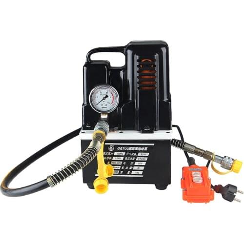 QQ-700 High Quality Hydraulic Pump Portable Hydraulic Oil Pump Ultra High Pressure Electric Pump 1.2KW 2L 3700RPM Y